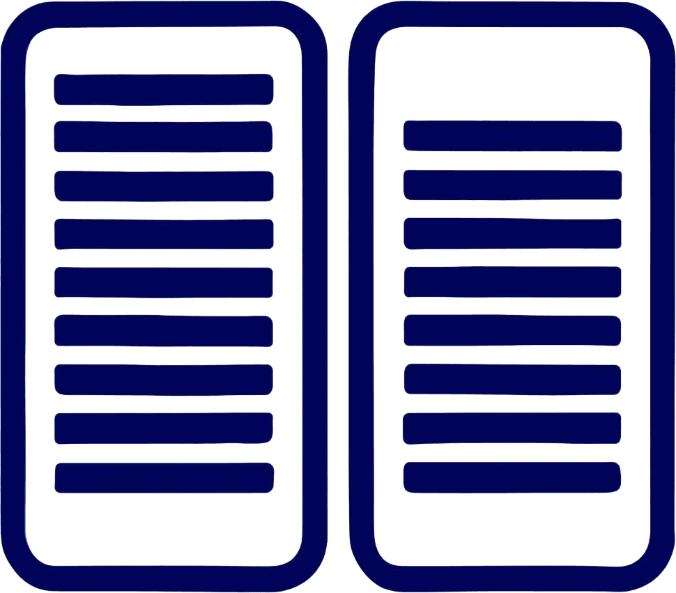 Data rows moving between two containers, with three left behind against the wall of the first.